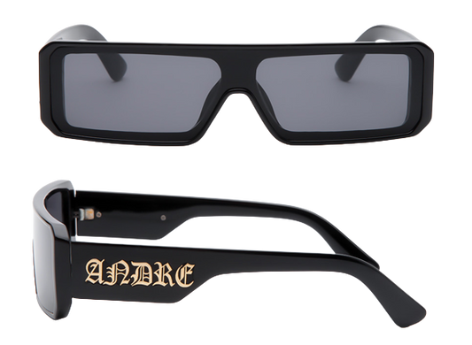 LOGO GLASSES IN BLACK