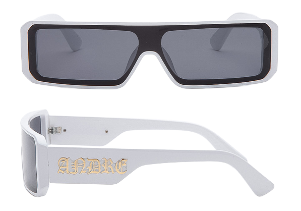 LOGO GLASSES IN WHITE