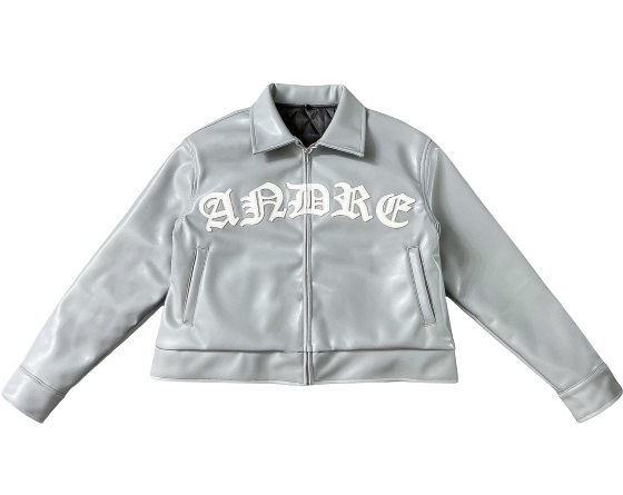 Arc Logo Leather Jacket