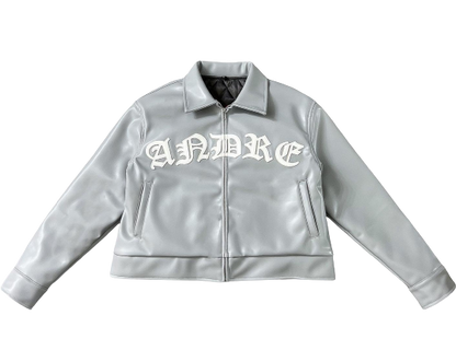 Arc Logo Leather Jacket