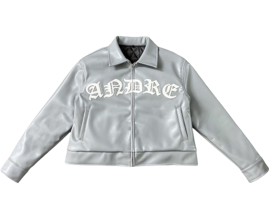 Arc Logo Leather Jacket